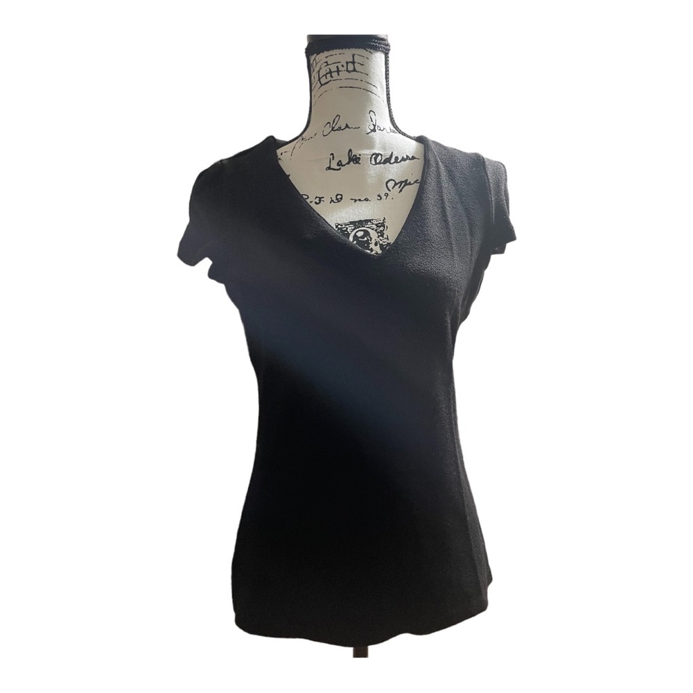 Zara W & B Collection Womens shirt flutter sleeve - Picture 1 of 5